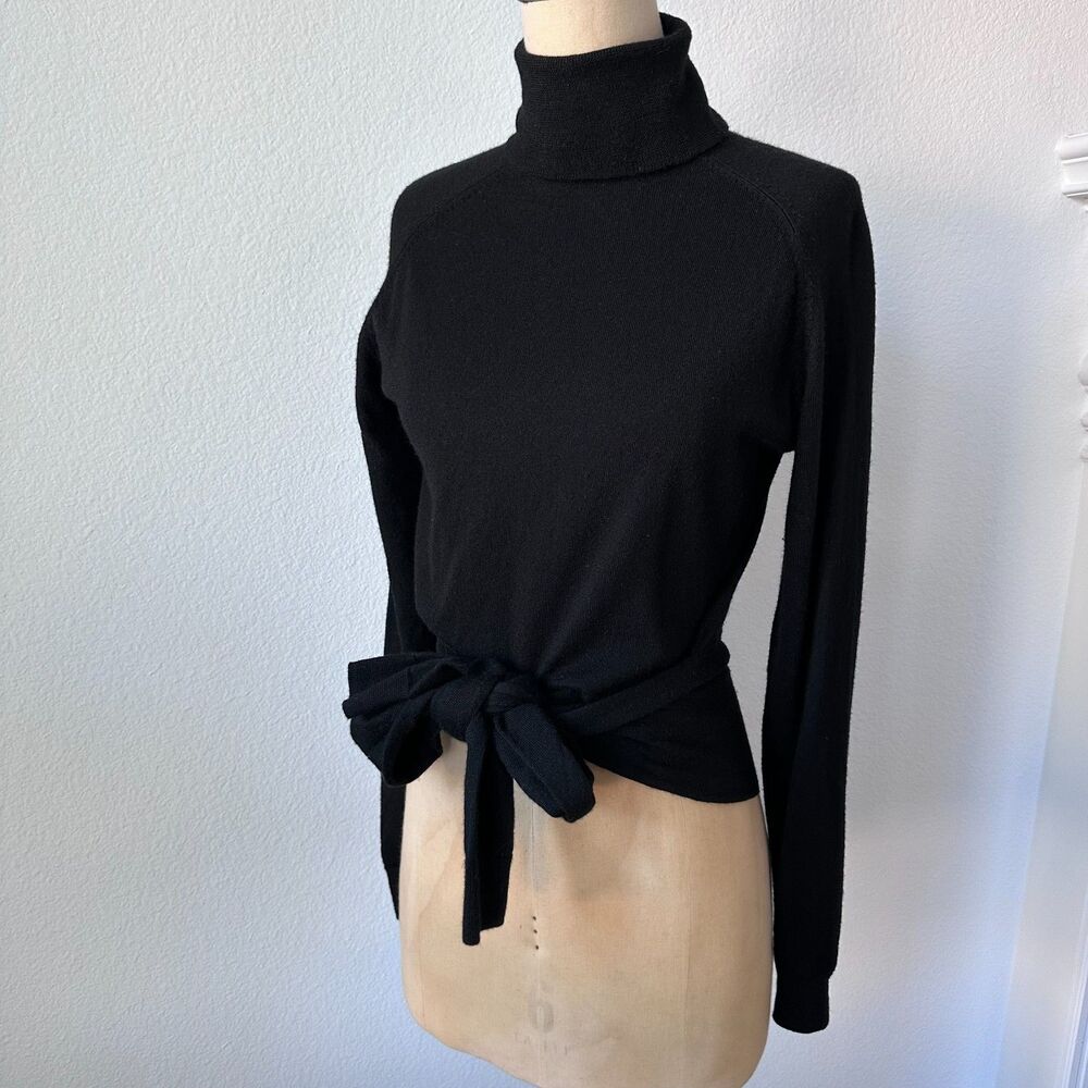 Black Turtleneck with ties
